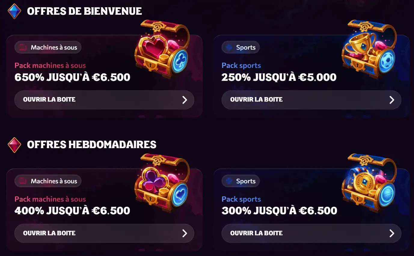 Chanze Casino Bonus et Promotions